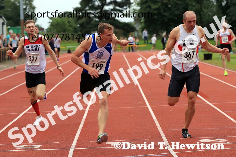 The 100 metres, Wednesday, july 24th, 2024 NEGP 5, Monkton Stadium.  Photo: David T. Hewitson/Sports for All Pics